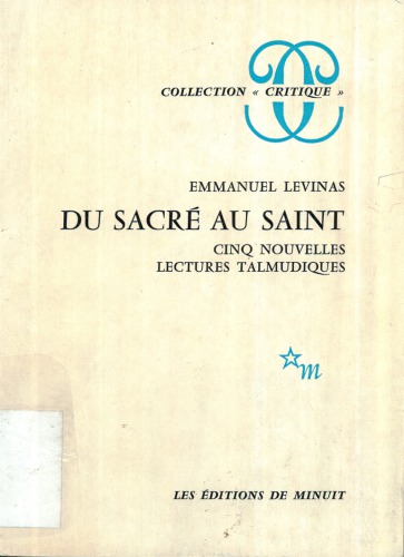 Du Sacre Au Saint