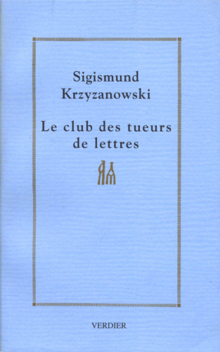 Le Club des tueurs de lettres