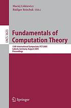 Fundamentals of Computation Theory.