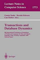 Transactions and Database Dynamics.