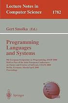 Programming Languages and Systems.