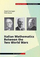 Italian mathematics between the two world wars