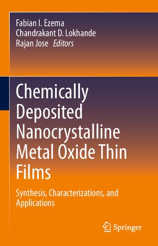 Chemically deposited nanocrystalline metal oxide thin films : synthesis, characterizations, and applications