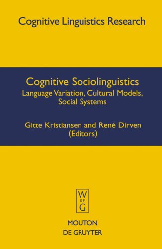 Cognitive Sociolinguistics