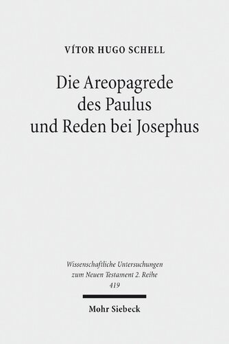 Die Areopagrede Des Paulus Und Reden Bei Josephus