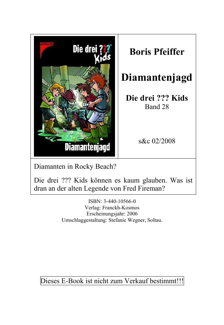 Die Drei ??? Kids 28. Diamantenjagd