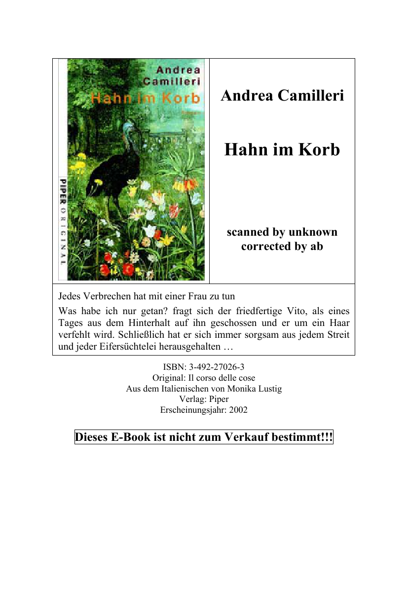 Hahn im Korb