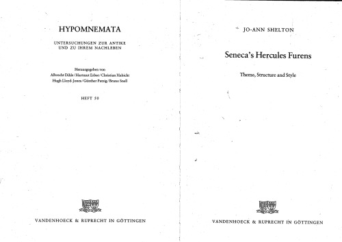 Seneca's Hercules Furens