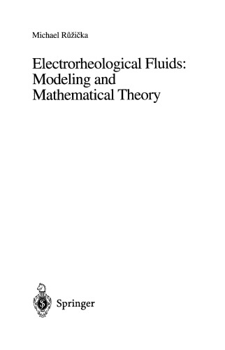 Electrorheological Fluids