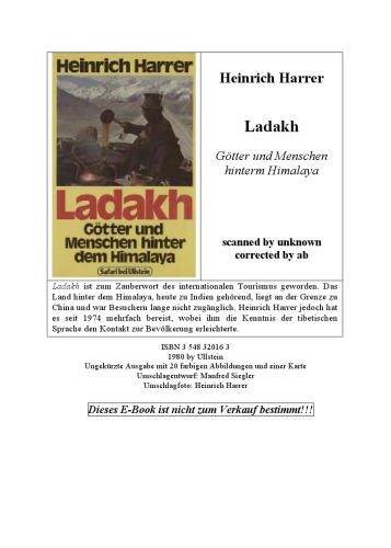 Ladakh Götter u. Menschen hinterm Himalaya