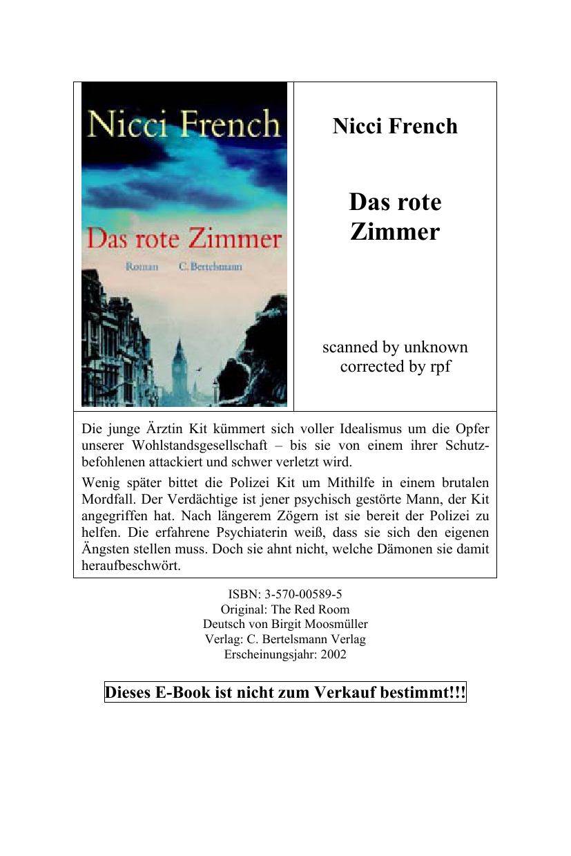 Das rote Zimmer