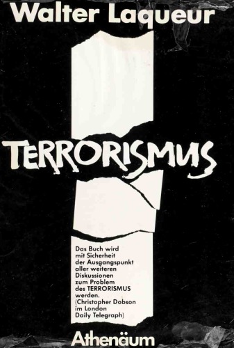 Terrorismus : Aus d. Engl. übers. v. Rudolf Wichmann.