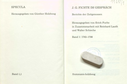 J. G. Fichte Im Gesprach