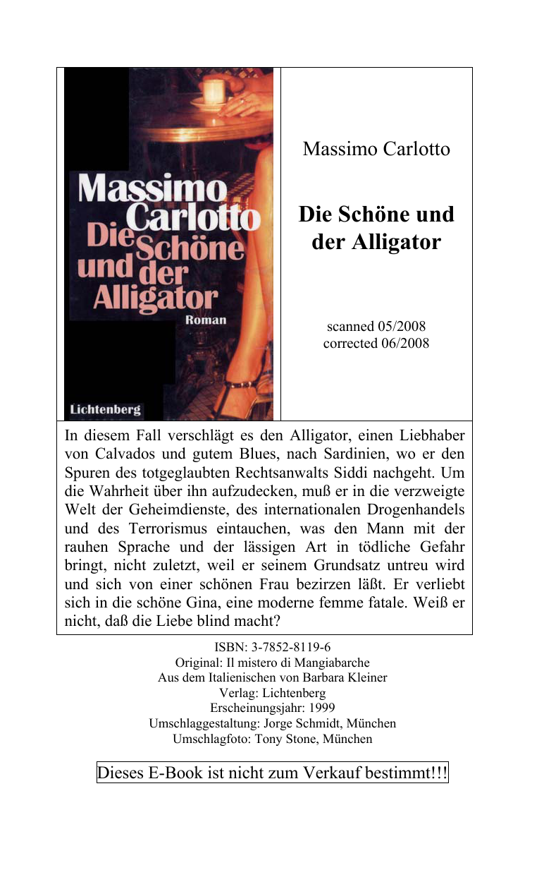 Die Schöne und der Alligator Roman