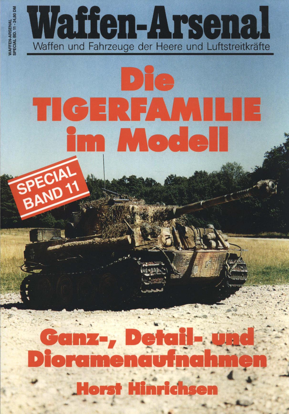 Die Tigerfamilie im Modell : Ganz-, Detail- und Dioramenaufnahmen