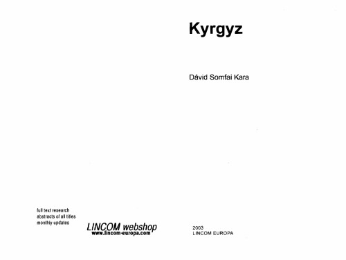 Kyrgyz
