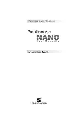 Profitieren von Nanotechnologie Investment der Zukunft