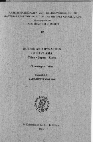 Rulers And Dynasties Of East Asia