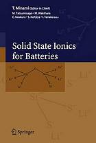 Solid state ionics for batteries