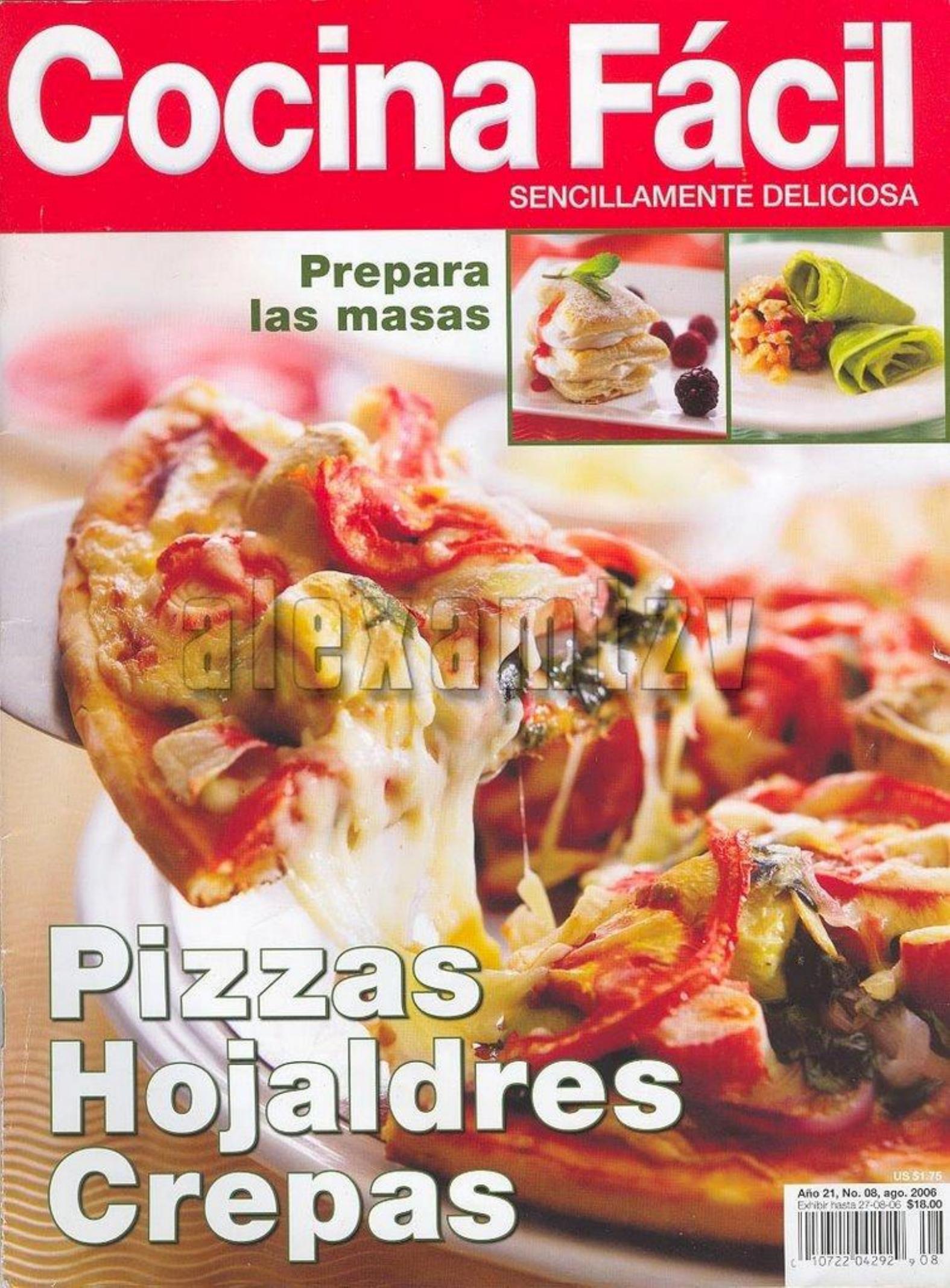 Cocina Fácil Pizzas Hojaldres Crepas 2006 Spanish Edition