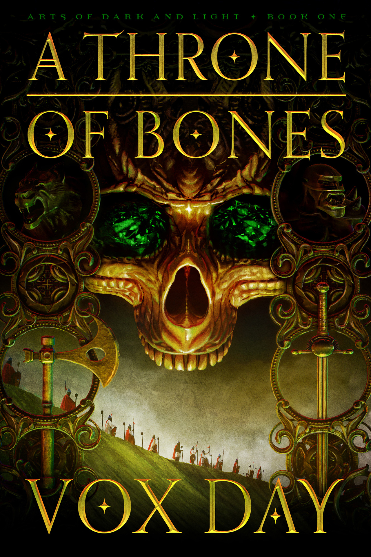 A Throne of Bones (Arts of Dark and Light Book 1)