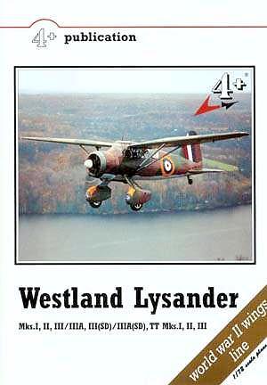 Westland Lysander Mks. I, III / IIIA, III(SD), TT Mks. I, II, III