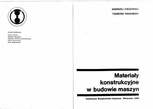 Materiały konstrukcyjne w budowie maszyn