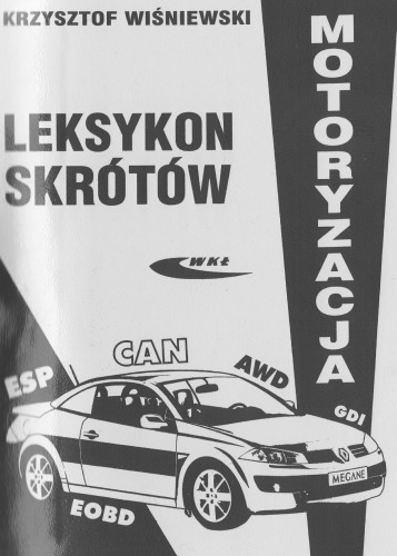 Leksykon skrótów : motoryzacja