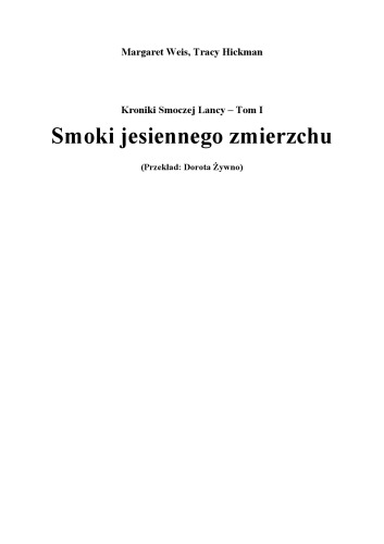 Smoki jesiennego zmierzchu