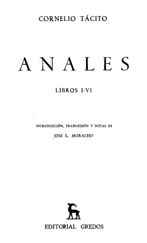 Anales. Libros I-VI