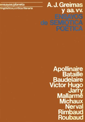 Ensayos de semiótica poética