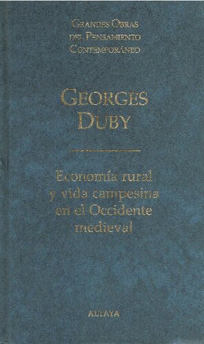 Economía rural y vida campesina en el occidente medieval