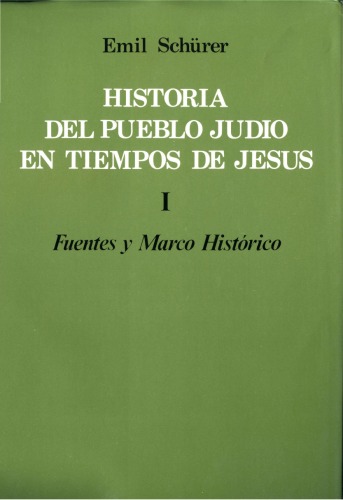 Historia del pueblo judío en tiempos de Jesús 175 a.C.—135  d.C