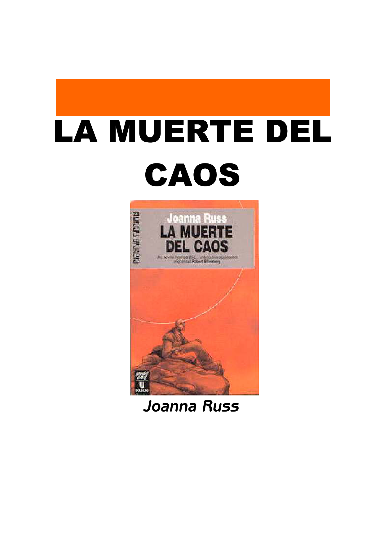 La muerte del caos