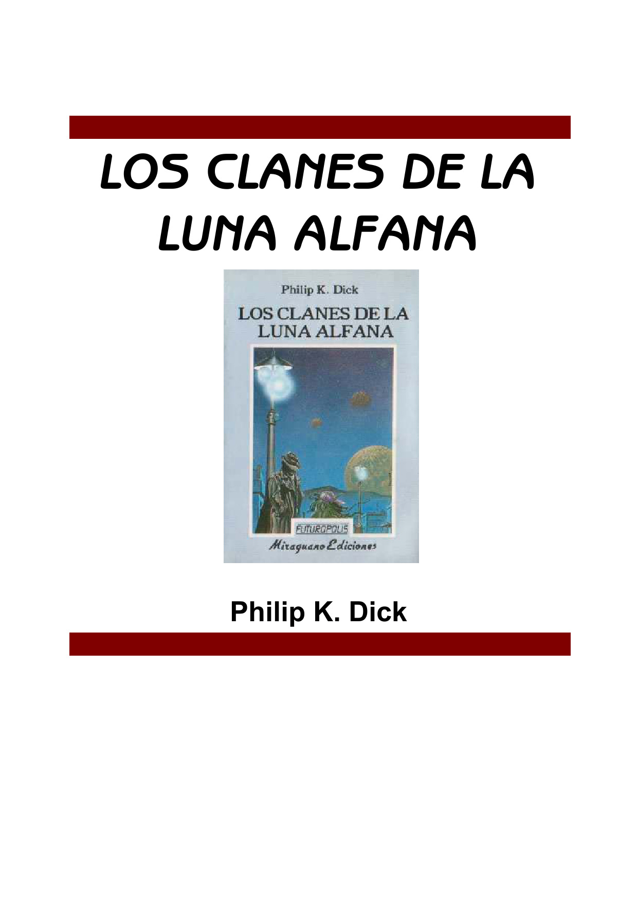 Los clanes de la luna Alfana