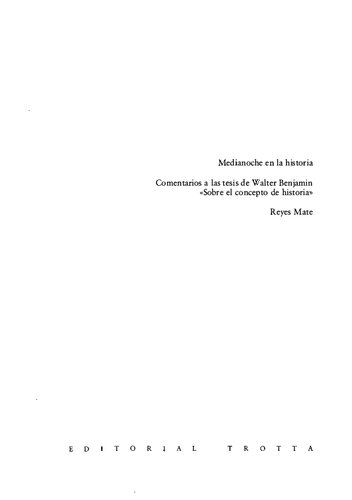 Medianoche En La Historia (Coleccion Estructuras Y Procesos) (Spanish Edition)