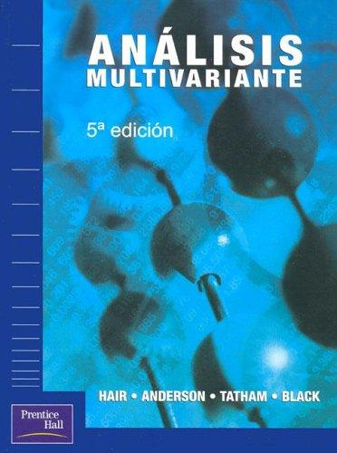 Analisis Multivariante de Datos - 5 Edicion