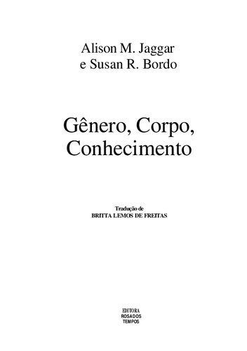 Gênero, Corpo, Conhecimento