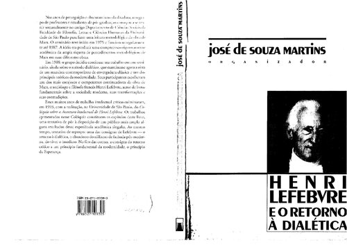 Henri lefebvre e o retorno a dialetica