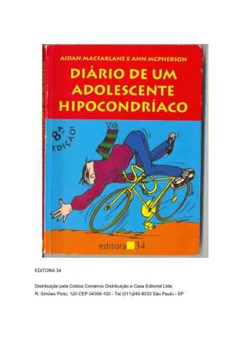 Diário de um adolescente hipocondríaco