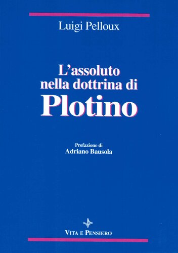 L'assoluto nella dottrina di Plotino