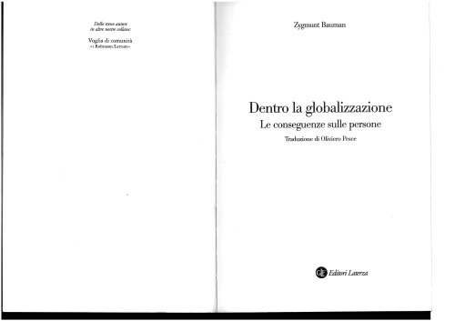 Dentro la globalizzazione