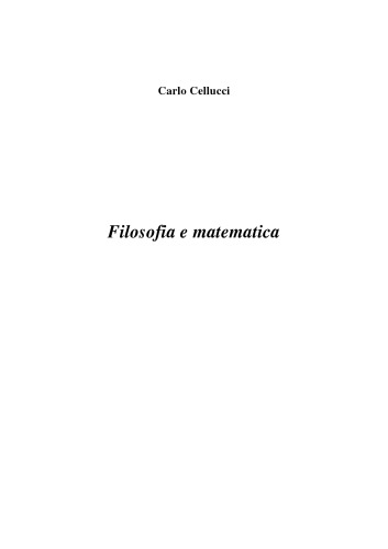 Filosofia e matematica