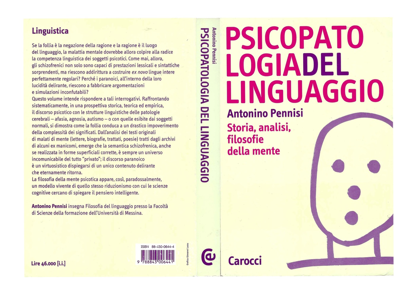 Psicopatologia del linguaggio : storia, analisi, filosofie della mente