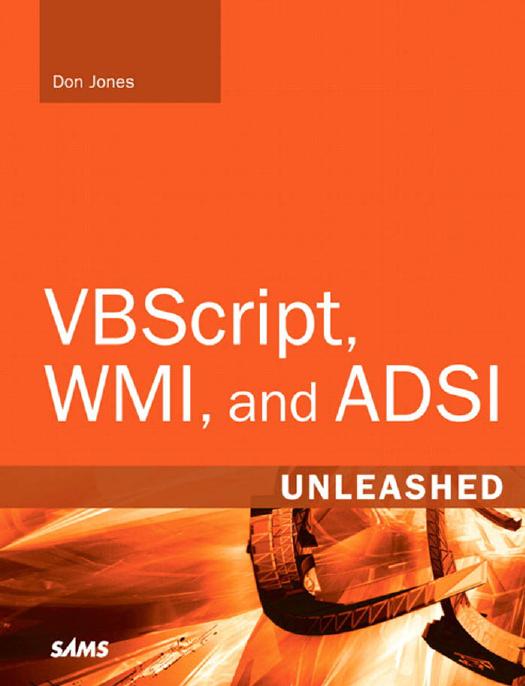 Jones Vbscript Wmi And Adsi 2007