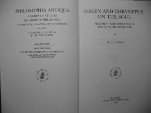 Galen and Chrysippus on the Soul