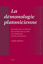 La Demonologie Platonicienne