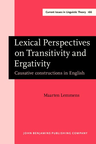 Lexical Perspectives on Transitivity and Ergativity