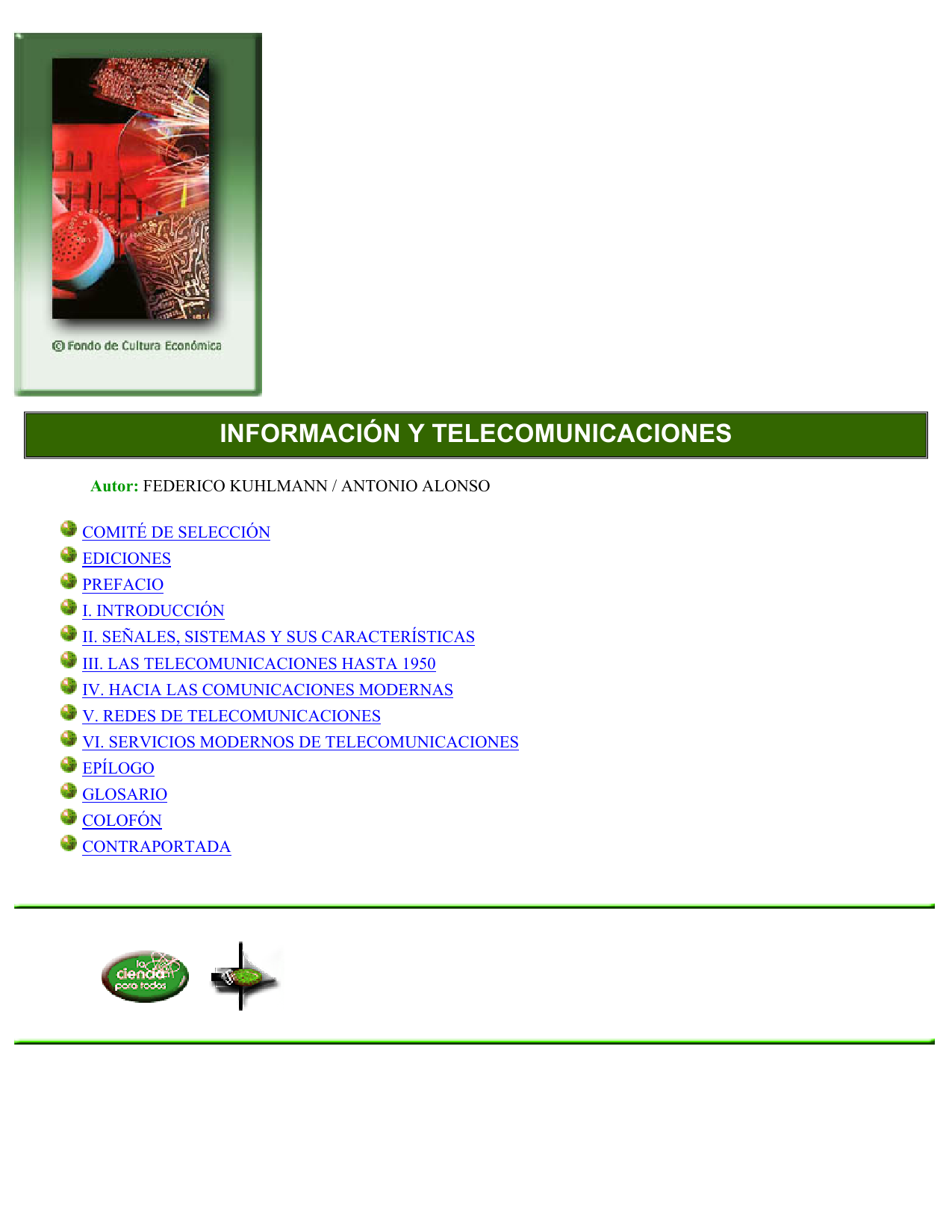 Información y telecomunicaciones