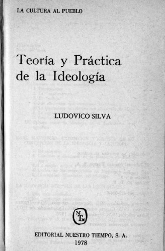 Teoría y práctica de la ideología